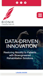 Mobile Screenshot of bioniklabs.com